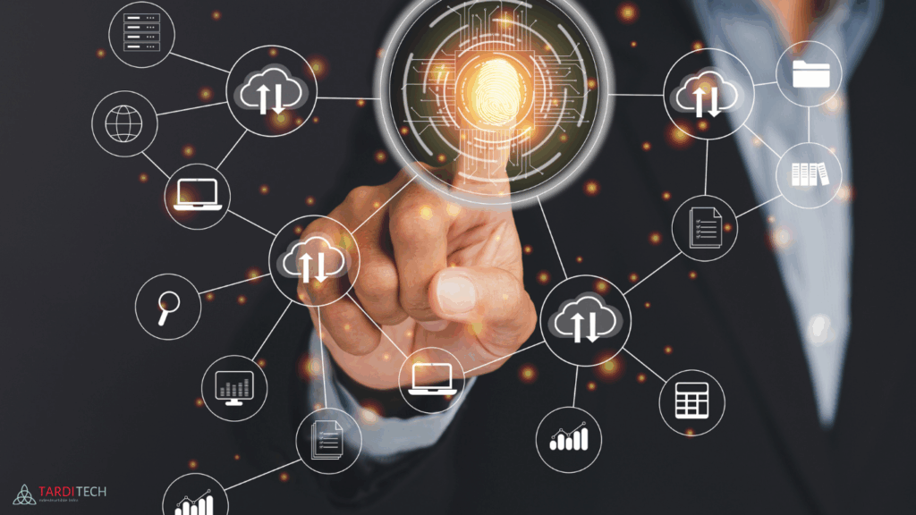 Diagram showing CloudOps reliability pillars: visibility, automation, resilience, and governance, illustrating TardiTech’s CloudOps playbook.