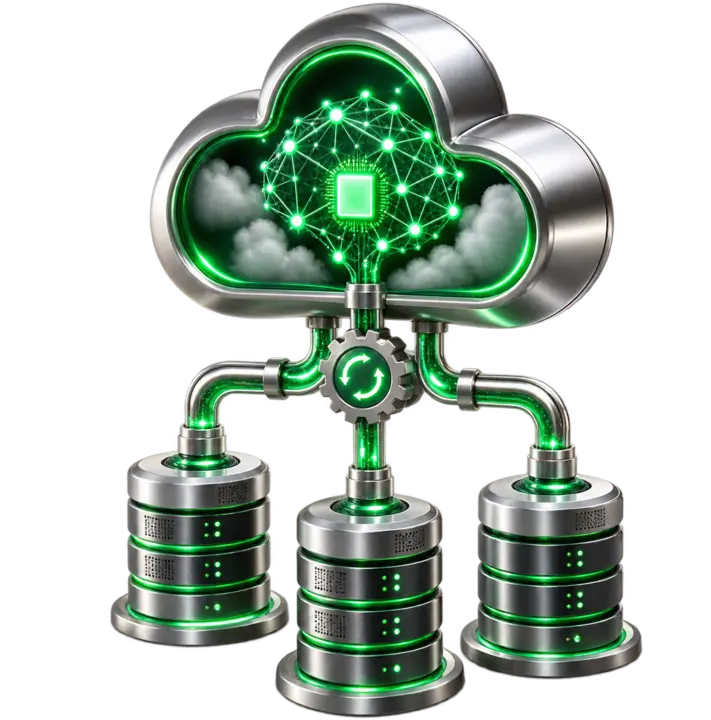 AI-driven CloudOps management connecting cloud infrastructure and databases